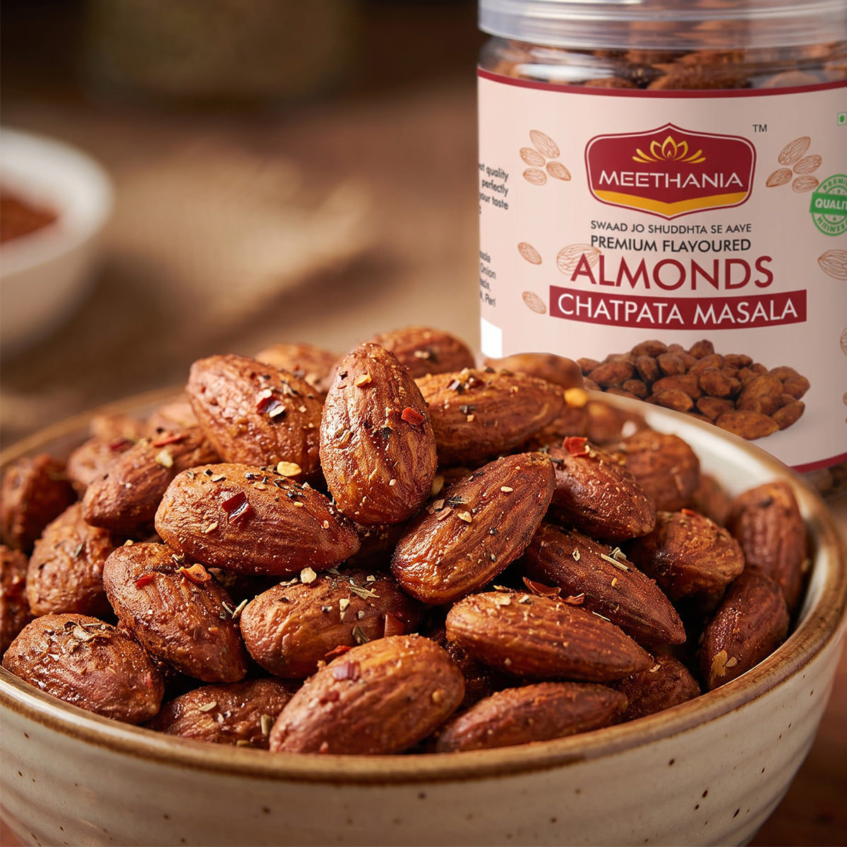 Meethania Chatpata Masala Almonds