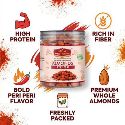Meethania Peri Peri Almonds