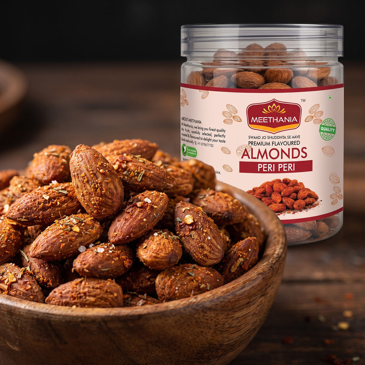 Meethania Peri Peri Almonds