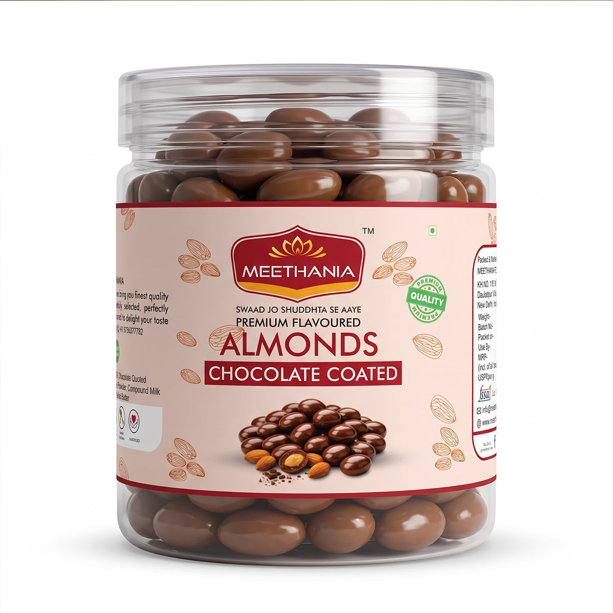 Meethania Chocolate Coarted Almonds