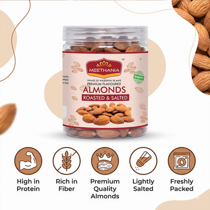 Meethania Roasted & Salted Almonds