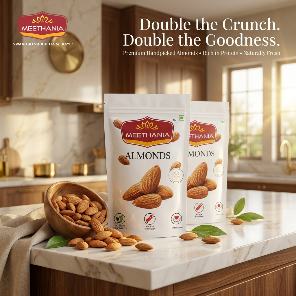 Meethania Premium Almonds – Pack of 2