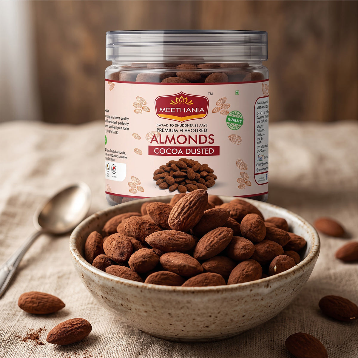 Meethania Cocoa Dusted Almonds