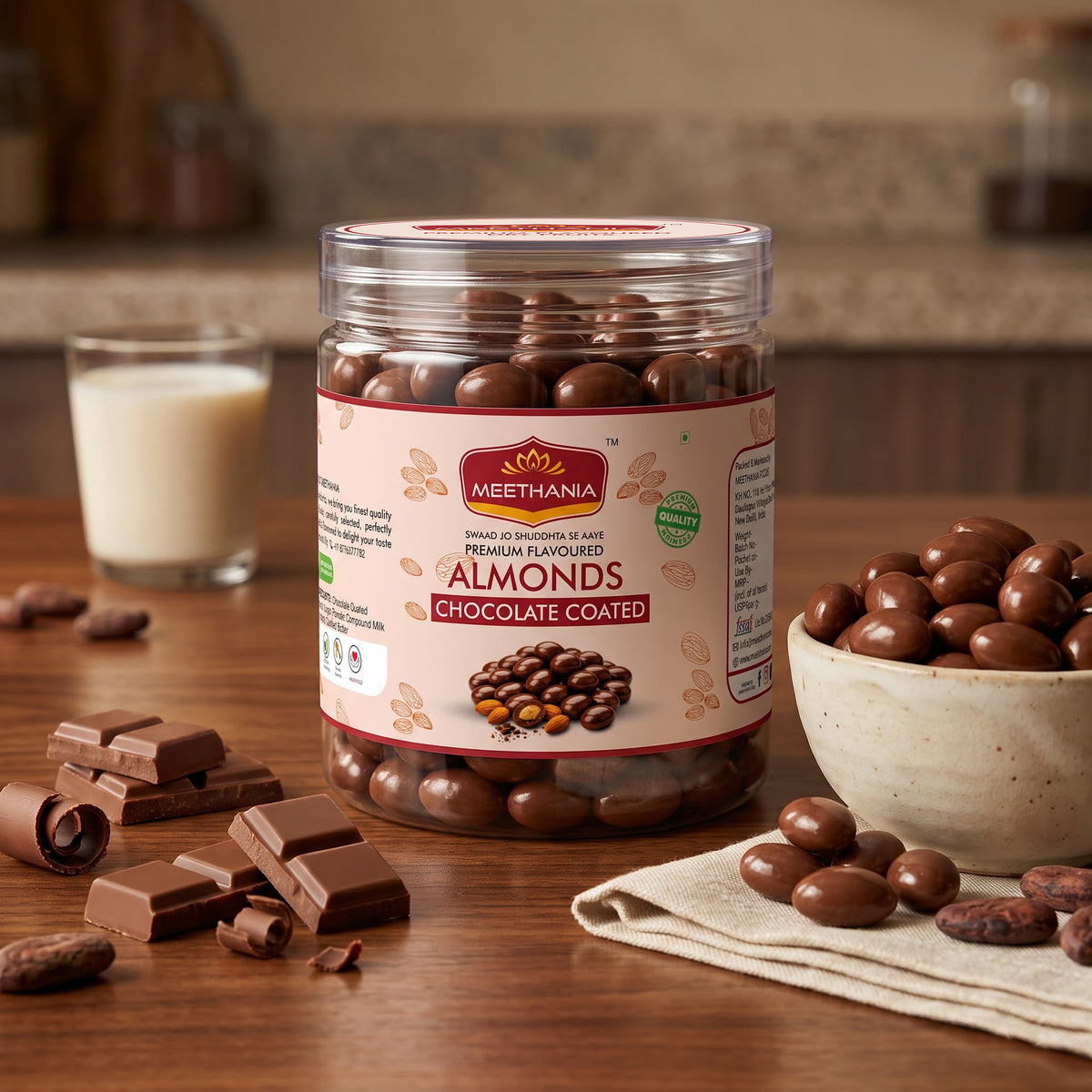 Meethania Chocolate Coarted Almonds