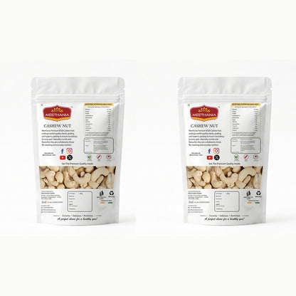 Meethania Premium Cashews – Pack of 2