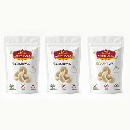 Meethania Premium Cashews – Pack of 3
